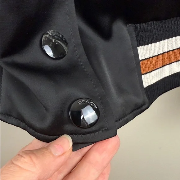 COACH embroidered Reversible Varsity Jacket NWOT XS - Picture 5 of 14